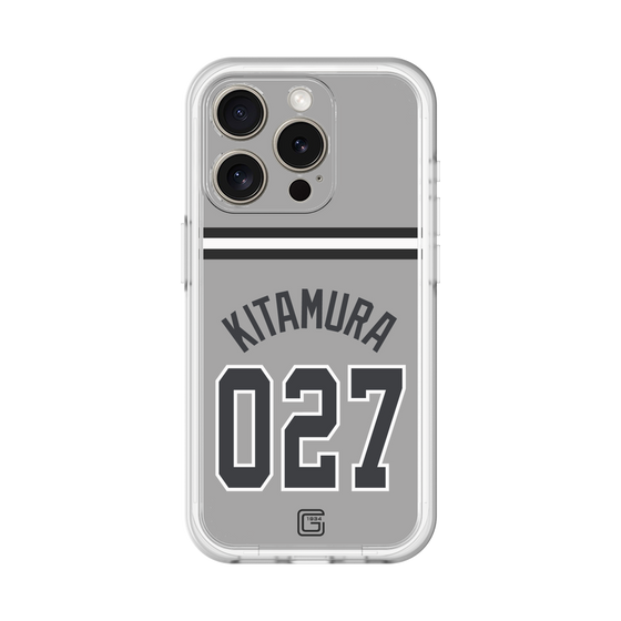 スリムプロテクションプレミアムケース［ 読売ジャイアンツ - #027 KITAMURA - ビジター ］