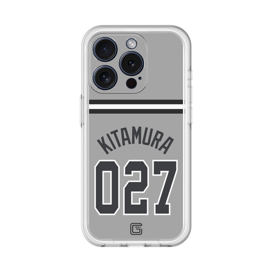 スリムプロテクションプレミアムケース［ 読売ジャイアンツ - #027 KITAMURA - ビジター ］