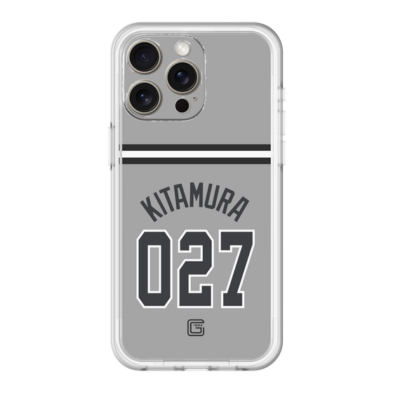 スリムプロテクションプレミアムケース［ 読売ジャイアンツ - #027 KITAMURA - ビジター ］