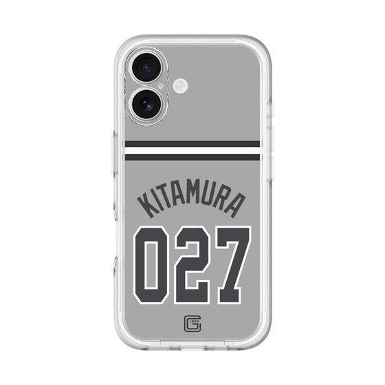 スリムプロテクションプレミアムケース［ 読売ジャイアンツ - #027 KITAMURA - ビジター ］