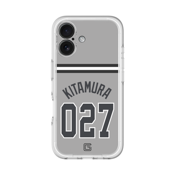 スリムプロテクションプレミアムケース［ 読売ジャイアンツ - #027 KITAMURA - ビジター ］