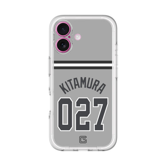 スリムプロテクションプレミアムケース［ 読売ジャイアンツ - #027 KITAMURA - ビジター ］