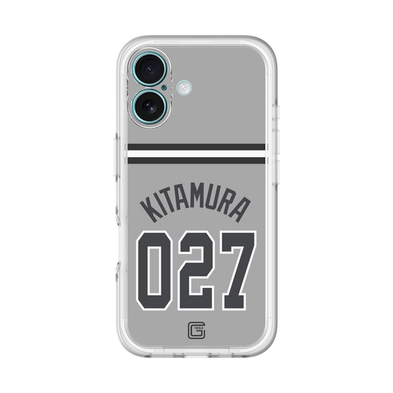 スリムプロテクションプレミアムケース［ 読売ジャイアンツ - #027 KITAMURA - ビジター ］
