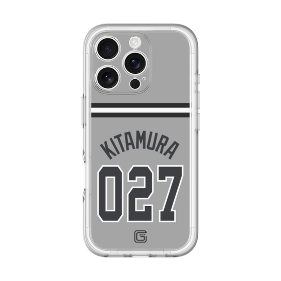 スリムプロテクションプレミアムケース［ 読売ジャイアンツ - #027 KITAMURA - ビジター ］
