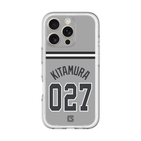 スリムプロテクションプレミアムケース［ 読売ジャイアンツ - #027 KITAMURA - ビジター ］