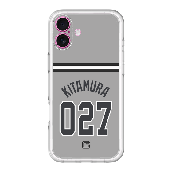 スリムプロテクションプレミアムケース［ 読売ジャイアンツ - #027 KITAMURA - ビジター ］