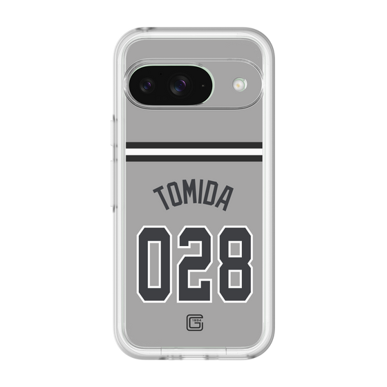 スリムプロテクションプレミアムケース［ 読売ジャイアンツ - #028 TOMIDA - ビジター ］