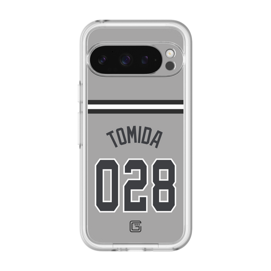 スリムプロテクションプレミアムケース［ 読売ジャイアンツ - #028 TOMIDA - ビジター ］