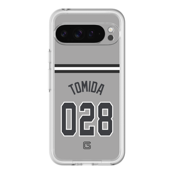 スリムプロテクションプレミアムケース［ 読売ジャイアンツ - #028 TOMIDA - ビジター ］