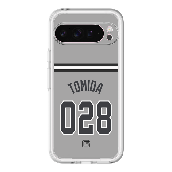 スリムプロテクションプレミアムケース［ 読売ジャイアンツ - #028 TOMIDA - ビジター ］