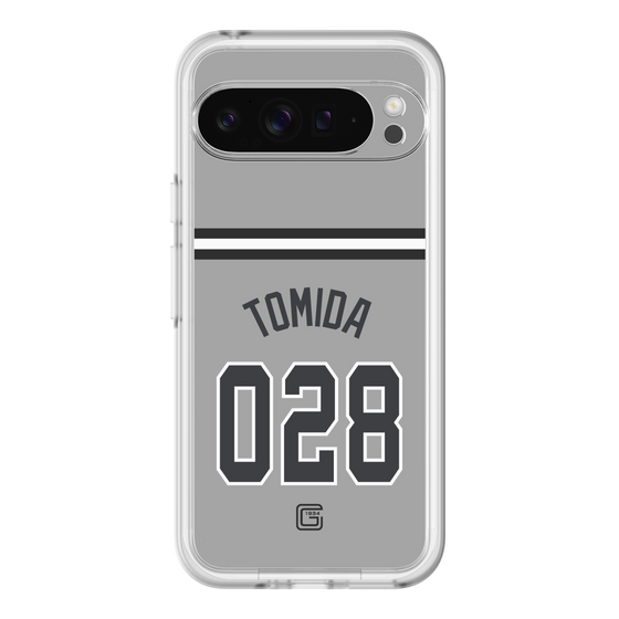 スリムプロテクションプレミアムケース［ 読売ジャイアンツ - #028 TOMIDA - ビジター ］