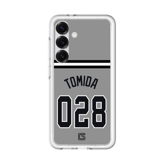 スリムプロテクションプレミアムケース［ 読売ジャイアンツ - #028 TOMIDA - ビジター ］