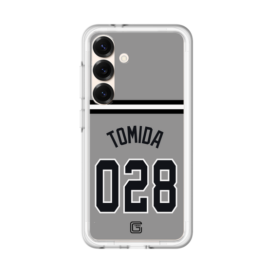 スリムプロテクションプレミアムケース［ 読売ジャイアンツ - #028 TOMIDA - ビジター ］