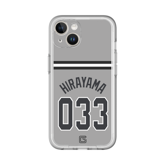 スリムプロテクションプレミアムケース［ 読売ジャイアンツ - #033 HIRAYAMA - ビジター ］
