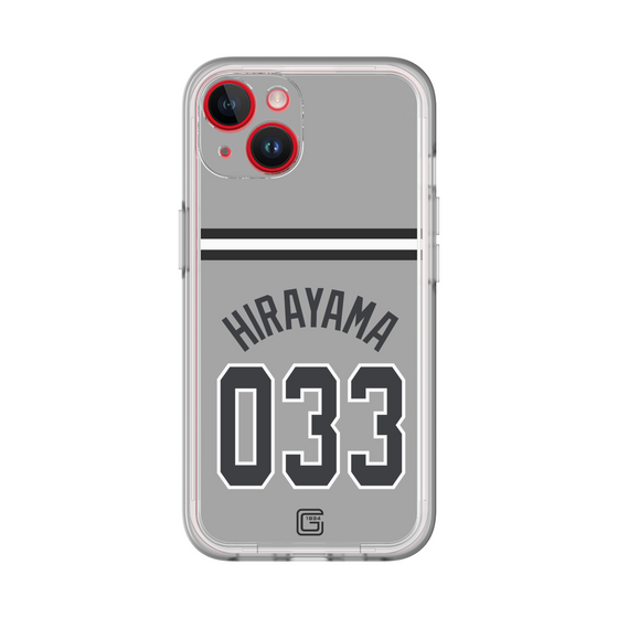 スリムプロテクションプレミアムケース［ 読売ジャイアンツ - #033 HIRAYAMA - ビジター ］