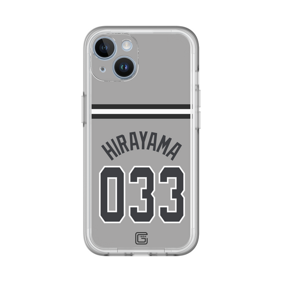スリムプロテクションプレミアムケース［ 読売ジャイアンツ - #033 HIRAYAMA - ビジター ］