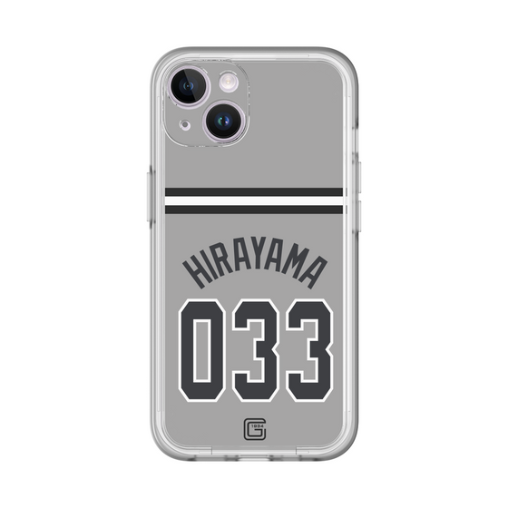 スリムプロテクションプレミアムケース［ 読売ジャイアンツ - #033 HIRAYAMA - ビジター ］