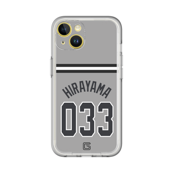 スリムプロテクションプレミアムケース［ 読売ジャイアンツ - #033 HIRAYAMA - ビジター ］