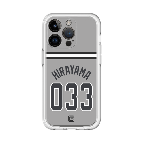 スリムプロテクションプレミアムケース［ 読売ジャイアンツ - #033 HIRAYAMA - ビジター ］