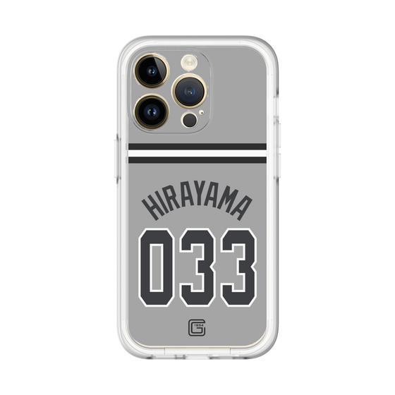 スリムプロテクションプレミアムケース［ 読売ジャイアンツ - #033 HIRAYAMA - ビジター ］
