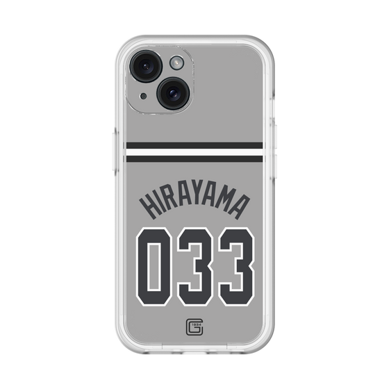 スリムプロテクションプレミアムケース［ 読売ジャイアンツ - #033 HIRAYAMA - ビジター ］