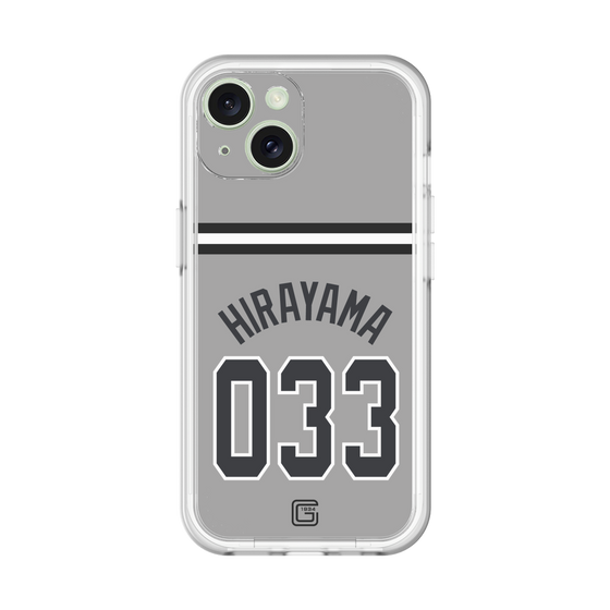 スリムプロテクションプレミアムケース［ 読売ジャイアンツ - #033 HIRAYAMA - ビジター ］