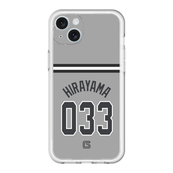 スリムプロテクションプレミアムケース［ 読売ジャイアンツ - #033 HIRAYAMA - ビジター ］