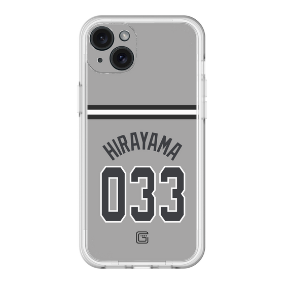 スリムプロテクションプレミアムケース［ 読売ジャイアンツ - #033 HIRAYAMA - ビジター ］