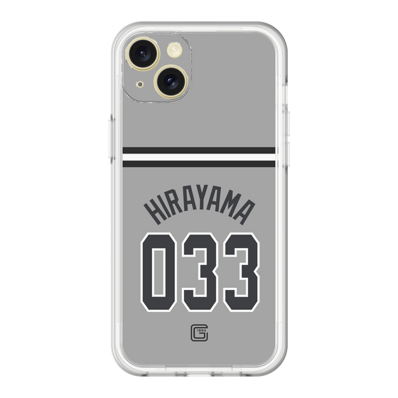 スリムプロテクションプレミアムケース［ 読売ジャイアンツ - #033 HIRAYAMA - ビジター ］