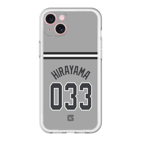 スリムプロテクションプレミアムケース［ 読売ジャイアンツ - #033 HIRAYAMA - ビジター ］