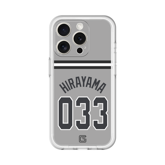 スリムプロテクションプレミアムケース［ 読売ジャイアンツ - #033 HIRAYAMA - ビジター ］