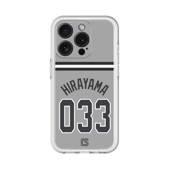 スリムプロテクションプレミアムケース［ 読売ジャイアンツ - #033 HIRAYAMA - ビジター ］