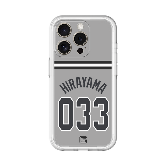 スリムプロテクションプレミアムケース［ 読売ジャイアンツ - #033 HIRAYAMA - ビジター ］