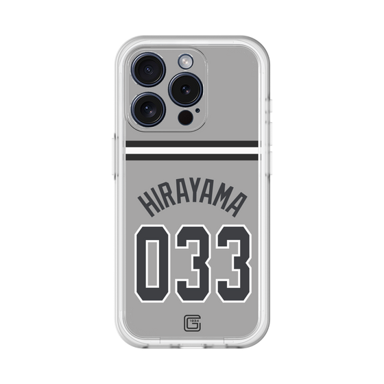 スリムプロテクションプレミアムケース［ 読売ジャイアンツ - #033 HIRAYAMA - ビジター ］