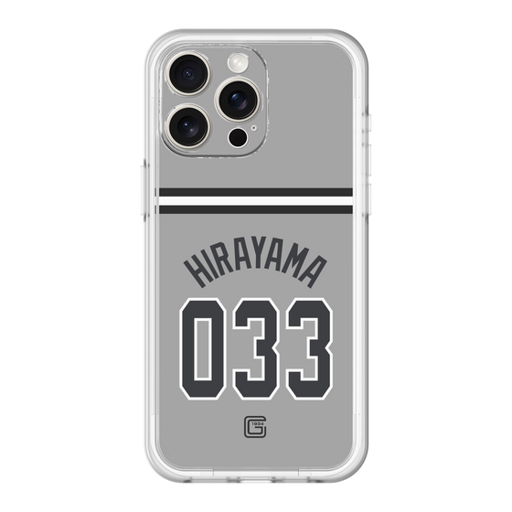 スリムプロテクションプレミアムケース［ 読売ジャイアンツ - #033 HIRAYAMA - ビジター ］