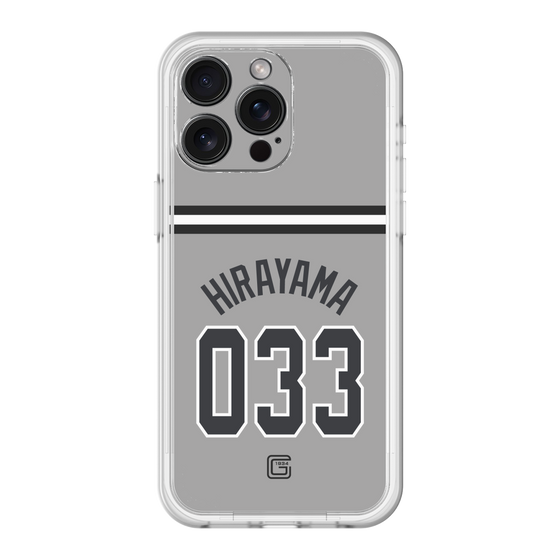 スリムプロテクションプレミアムケース［ 読売ジャイアンツ - #033 HIRAYAMA - ビジター ］