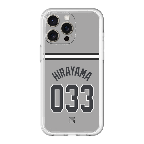 スリムプロテクションプレミアムケース［ 読売ジャイアンツ - #033 HIRAYAMA - ビジター ］