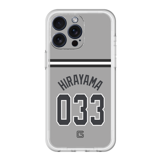 スリムプロテクションプレミアムケース［ 読売ジャイアンツ - #033 HIRAYAMA - ビジター ］