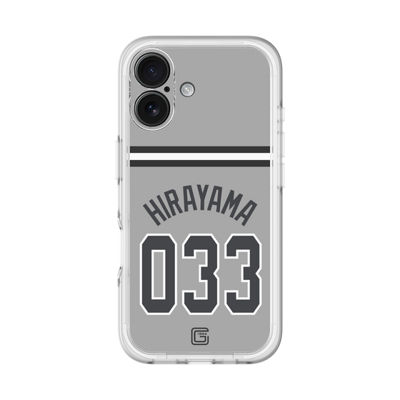 スリムプロテクションプレミアムケース［ 読売ジャイアンツ - #033 HIRAYAMA - ビジター ］