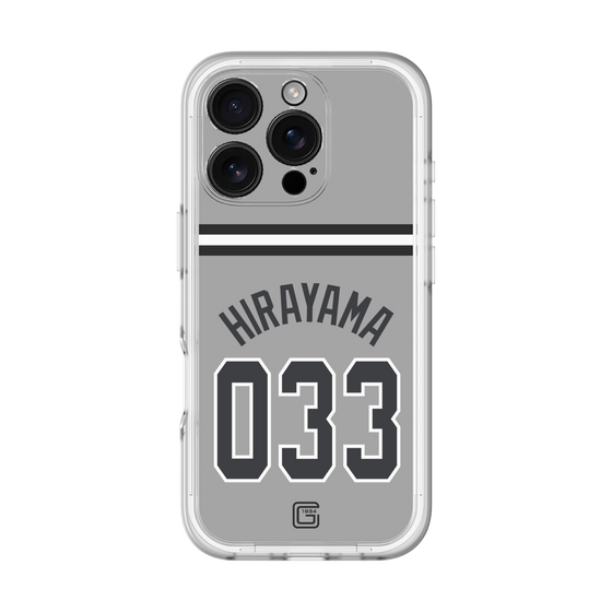 スリムプロテクションプレミアムケース［ 読売ジャイアンツ - #033 HIRAYAMA - ビジター ］