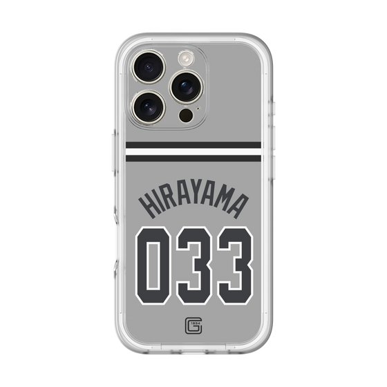 スリムプロテクションプレミアムケース［ 読売ジャイアンツ - #033 HIRAYAMA - ビジター ］