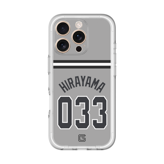 スリムプロテクションプレミアムケース［ 読売ジャイアンツ - #033 HIRAYAMA - ビジター ］