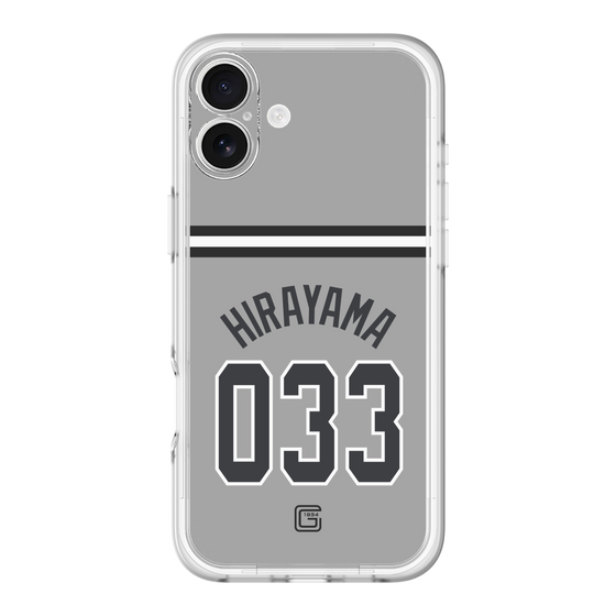 スリムプロテクションプレミアムケース［ 読売ジャイアンツ - #033 HIRAYAMA - ビジター ］