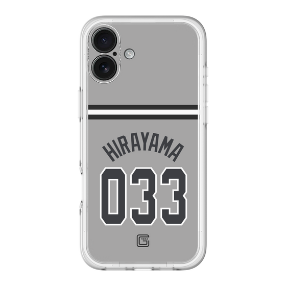スリムプロテクションプレミアムケース［ 読売ジャイアンツ - #033 HIRAYAMA - ビジター ］
