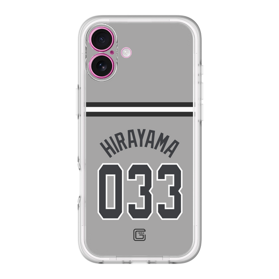 スリムプロテクションプレミアムケース［ 読売ジャイアンツ - #033 HIRAYAMA - ビジター ］