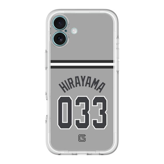 スリムプロテクションプレミアムケース［ 読売ジャイアンツ - #033 HIRAYAMA - ビジター ］