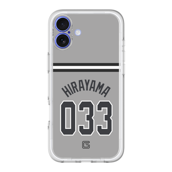 スリムプロテクションプレミアムケース［ 読売ジャイアンツ - #033 HIRAYAMA - ビジター ］