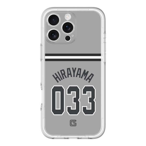 スリムプロテクションプレミアムケース［ 読売ジャイアンツ - #033 HIRAYAMA - ビジター ］