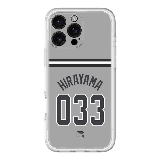 スリムプロテクションプレミアムケース［ 読売ジャイアンツ - #033 HIRAYAMA - ビジター ］