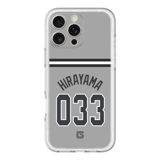 スリムプロテクションプレミアムケース［ 読売ジャイアンツ - #033 HIRAYAMA - ビジター ］